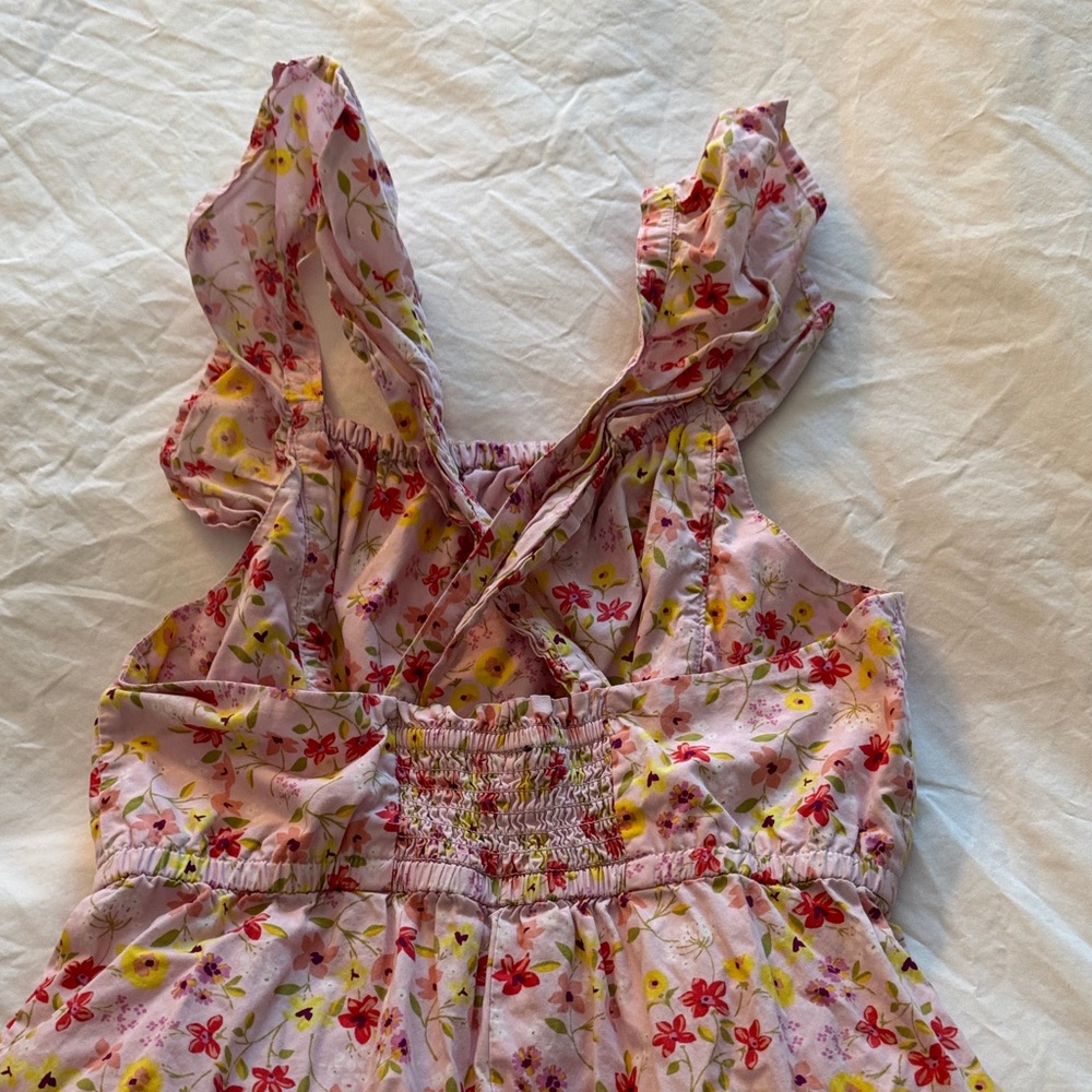 Perfect Easter for Tea Collection Floral Pink Jumpsuit